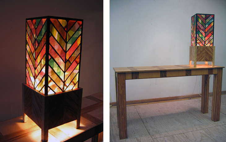 Small table and lamp, 2005