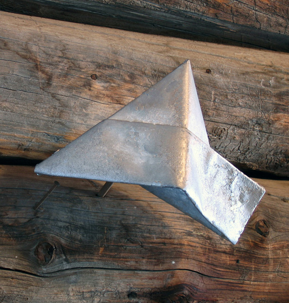 Paper Hat (aluminum), 2005